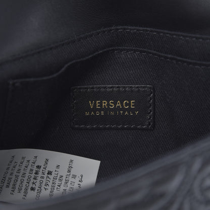 Versace Nappa Quilted Trapuntata Tribute Crossbody Black 6 of 10