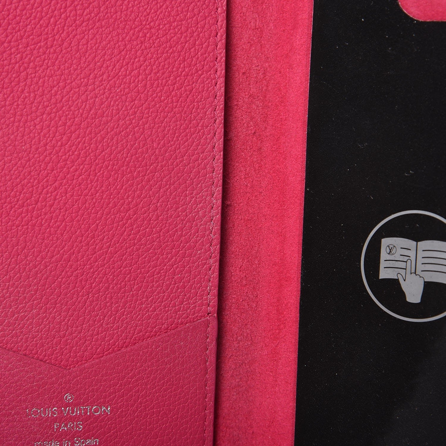 Louis Vuitton Monogram Cuir iPhone 8 Plus Folio Case Fuchsia 7 of 11
