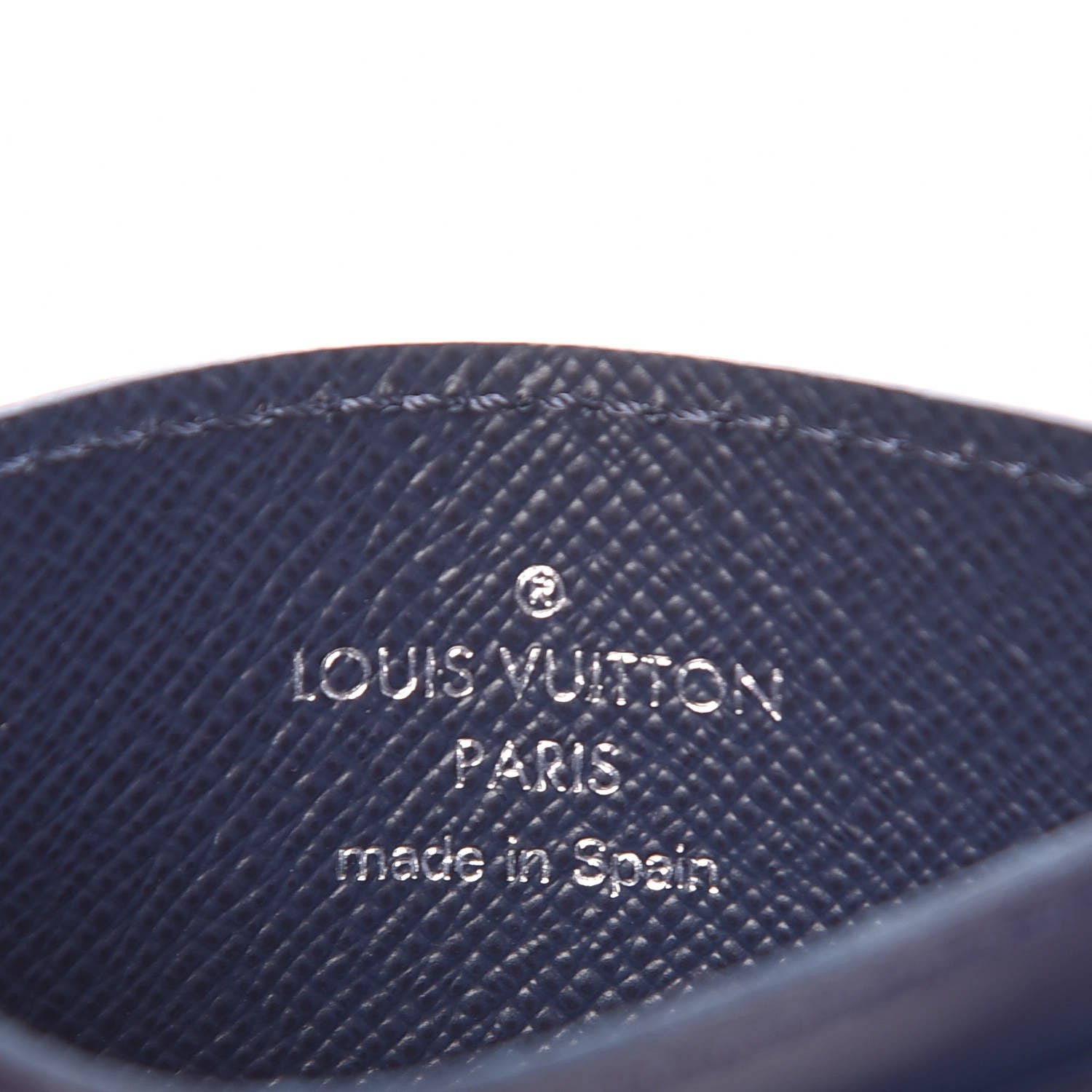 Louis Vuitton Epi Card Holder Indigo 6 of 8
