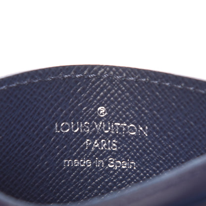 Louis Vuitton Epi Card Holder Indigo 6 of 8