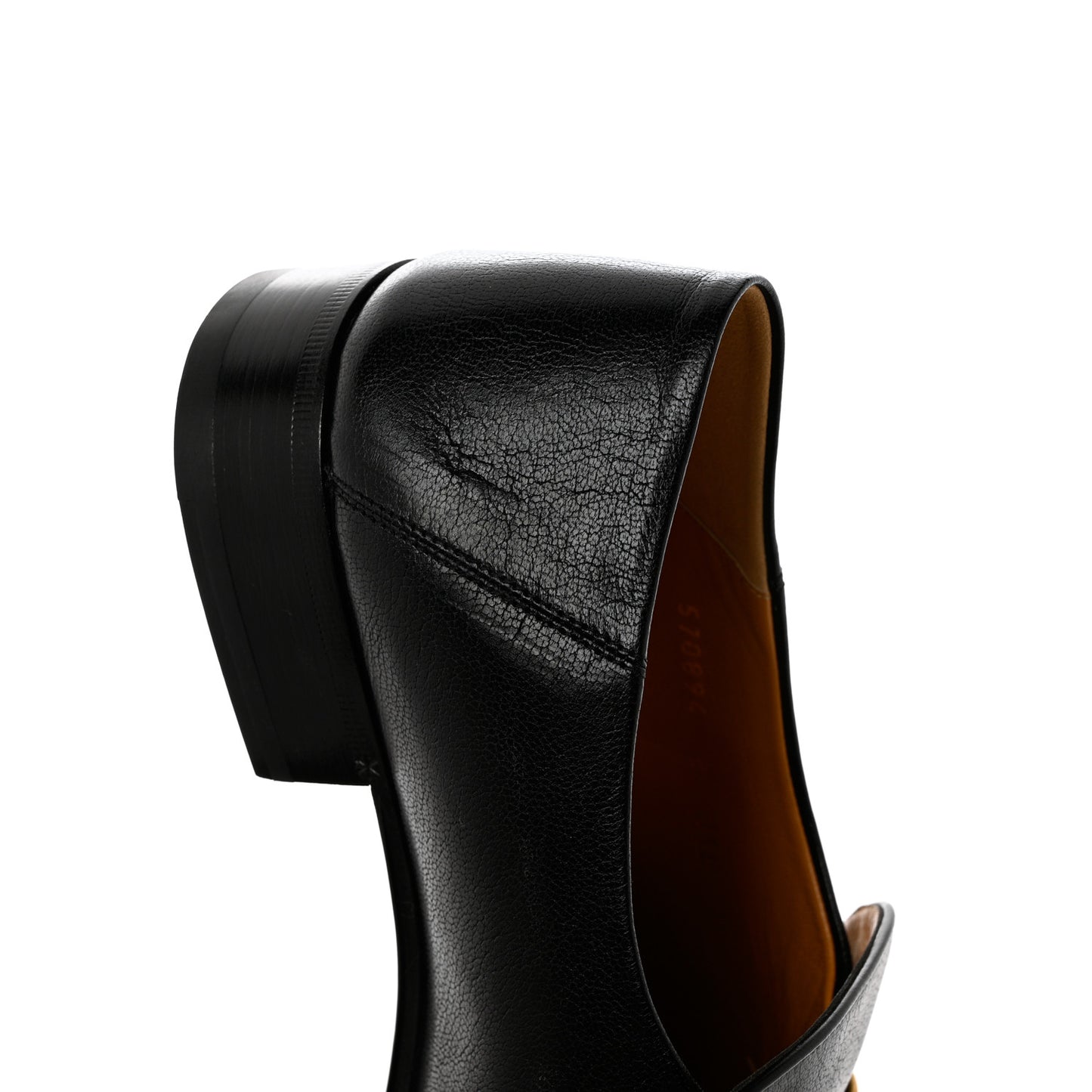 Goatskin Mens Horsebit Loafers 8 Black