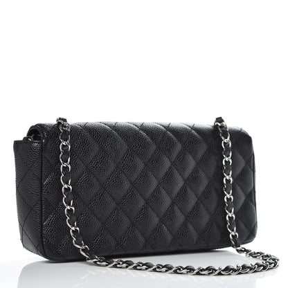 Chanel Caviar Quilted East West Flap Black 3 of 11