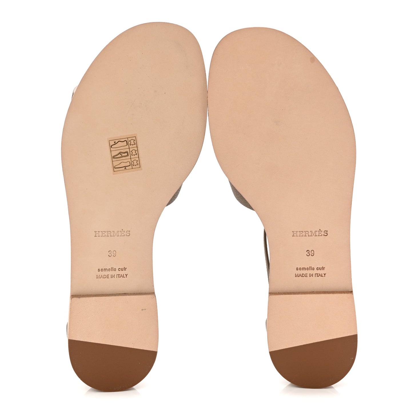 Epsom Santorini Sandals 39 Etoupe
