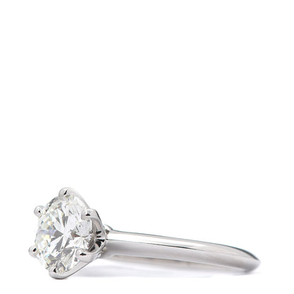 Tiffany Platinum Diamond 1.89ct Solitaire Engagement Ring 51 5.75 2 of 8