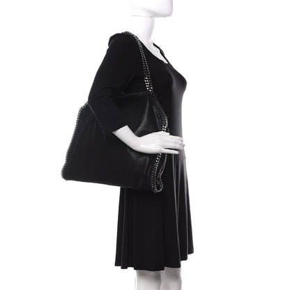 Stella McCartney Shaggy Deer Small Falabella Tote Black 2 of 9
