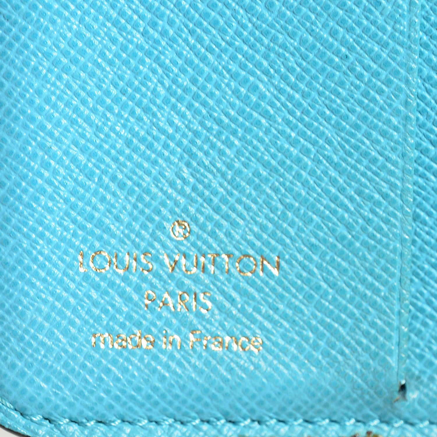 Louis Vuitton Monogram Groom Compact Zip Wallet Blue 6 of 7
