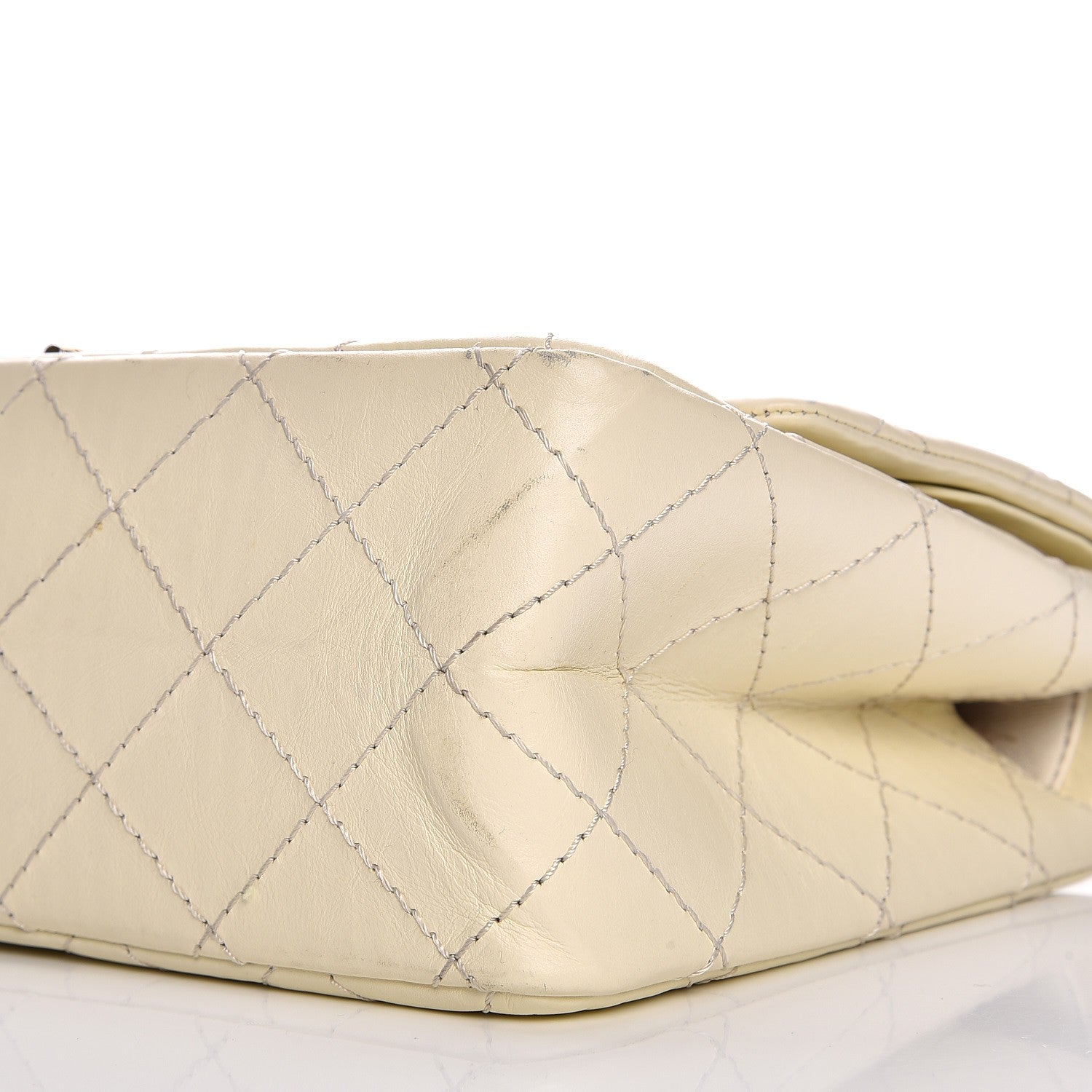 Chanel Aged Calfskin Quilted 2.55 Reissue 226 Flap Ivory 10 of 11