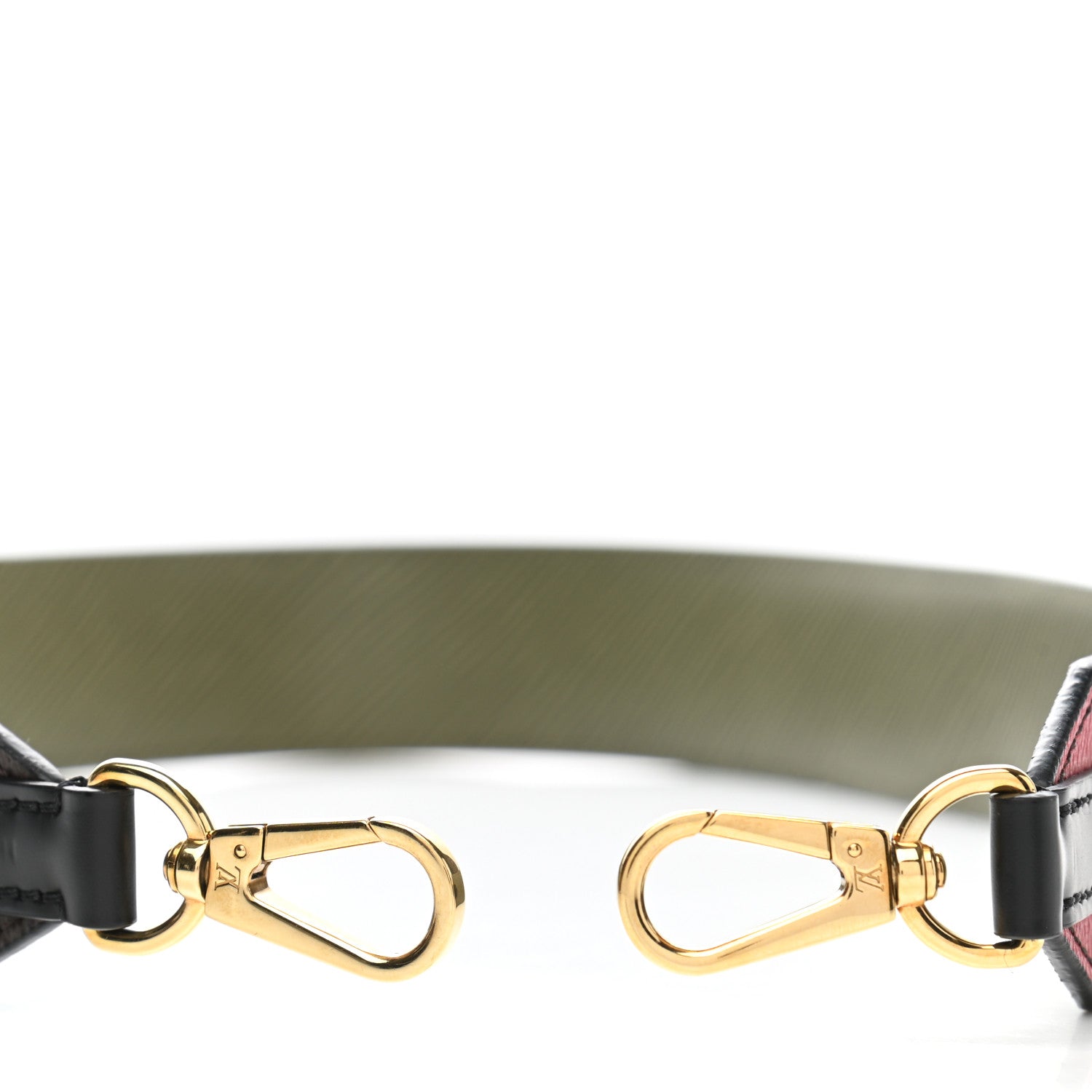Louis Vuitton Monogram Kabuki Bandouliere Shoulder Strap Black 3 of 5