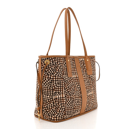 MCM Visetos Medium Liz Reversible Shopper Tote Cognac 5 of 15