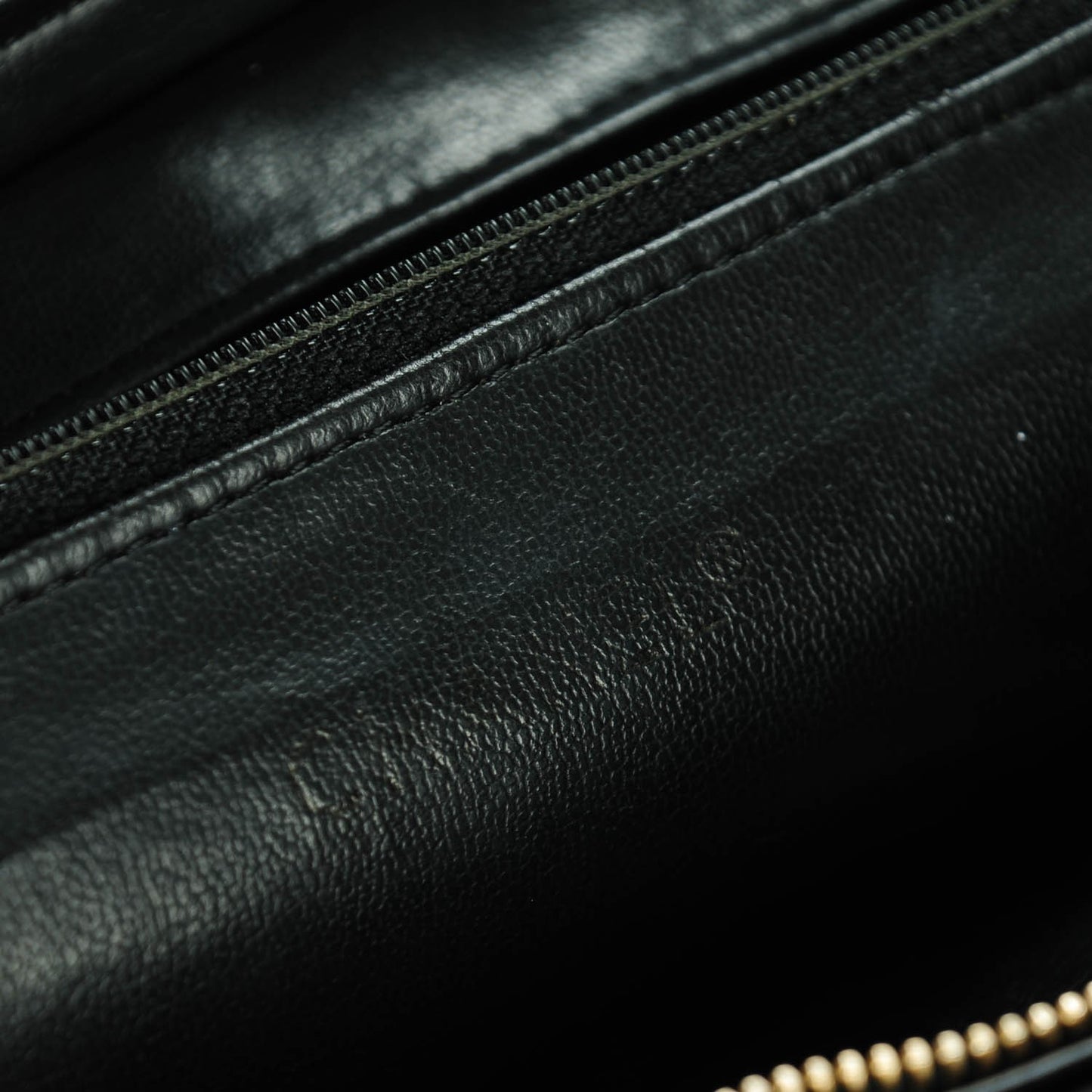 Lambskin Quilted Shoulder Bag Black