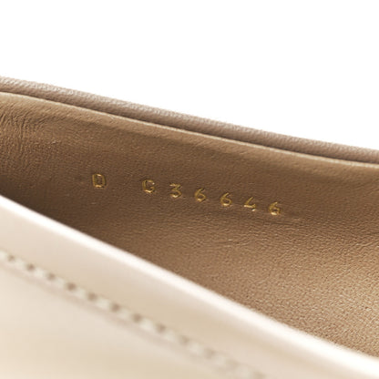 Chanel Lambskin Quilted CC Turnlock Loafers 38.5 Beige 9 of 10