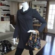Monogram Multicolor Audra Black