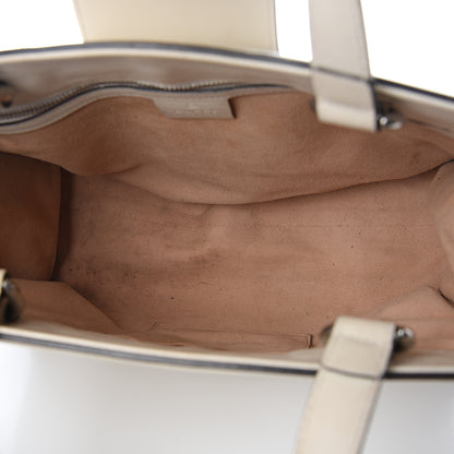 Gucci Calfskin Web Medium Dionysus Tote Bag White 4 of 16