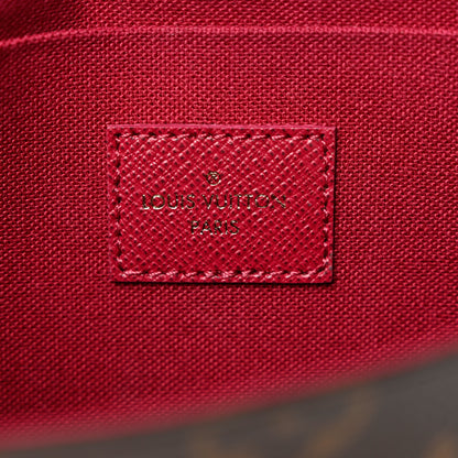Louis Vuitton Monogram Pochette Felicie Chain Wallet Fuchsia 7 of 9