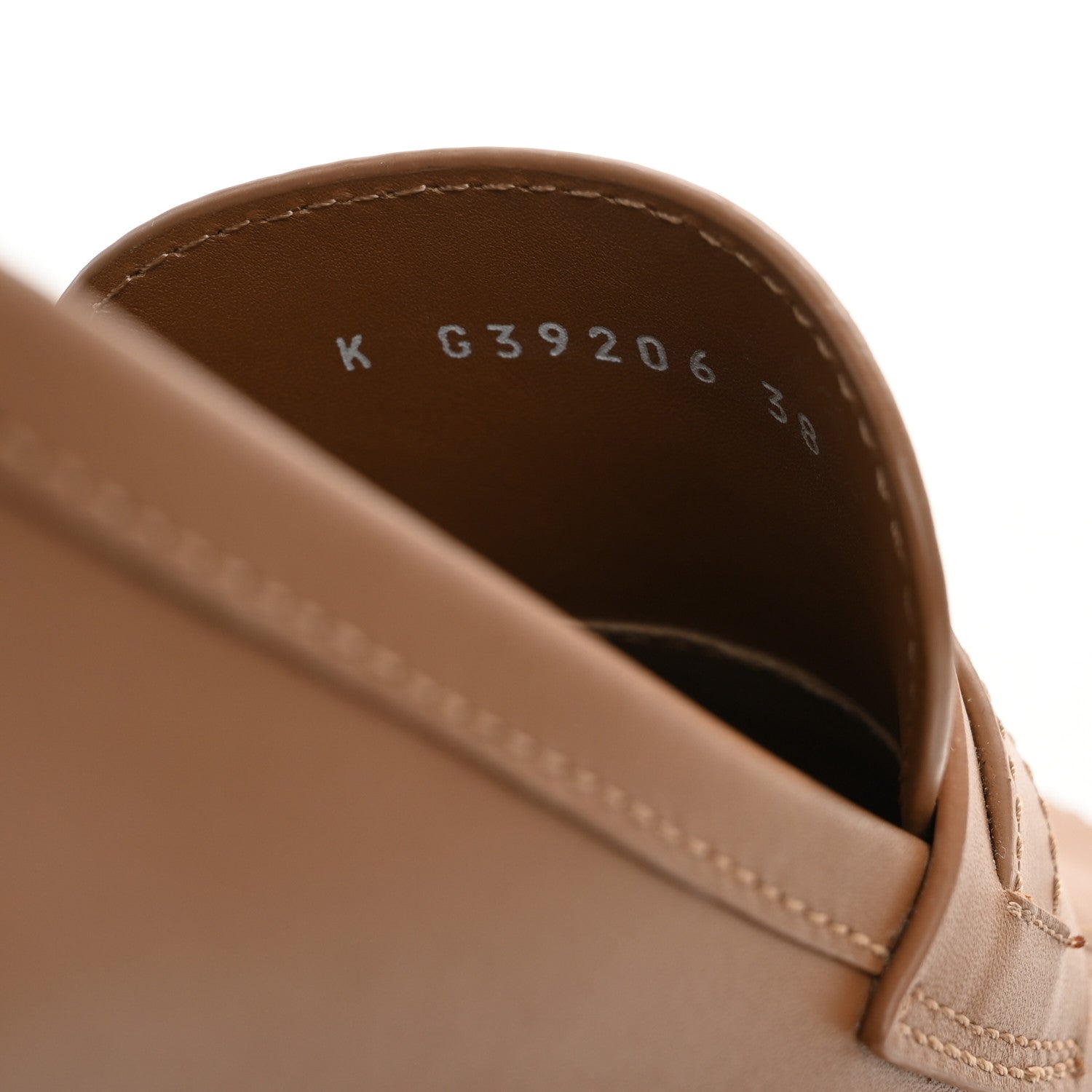 Chanel Calfskin CC Platform Loafers 38 Beige 9 of 15