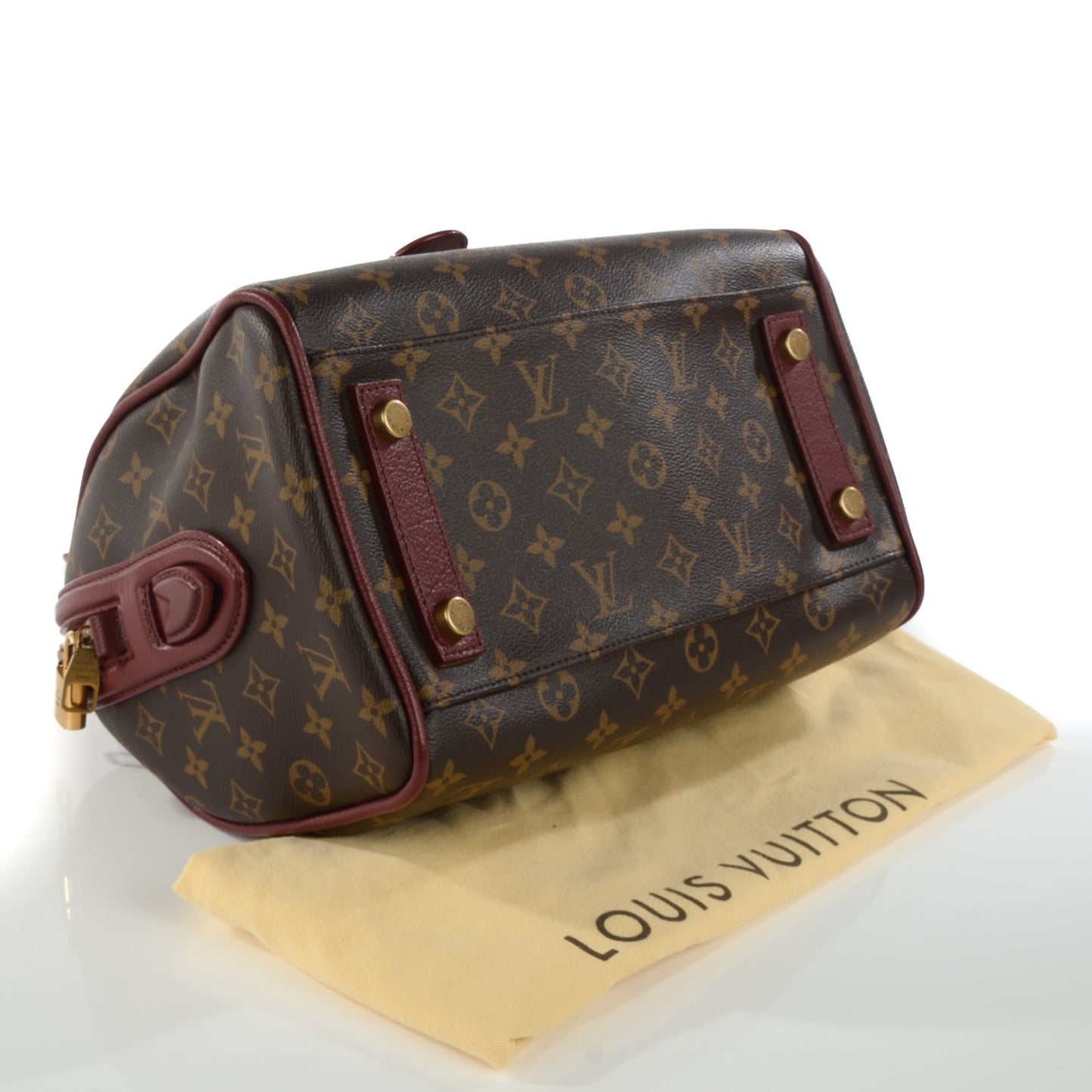 Monogram Golden Arrow Speedy Burgundy