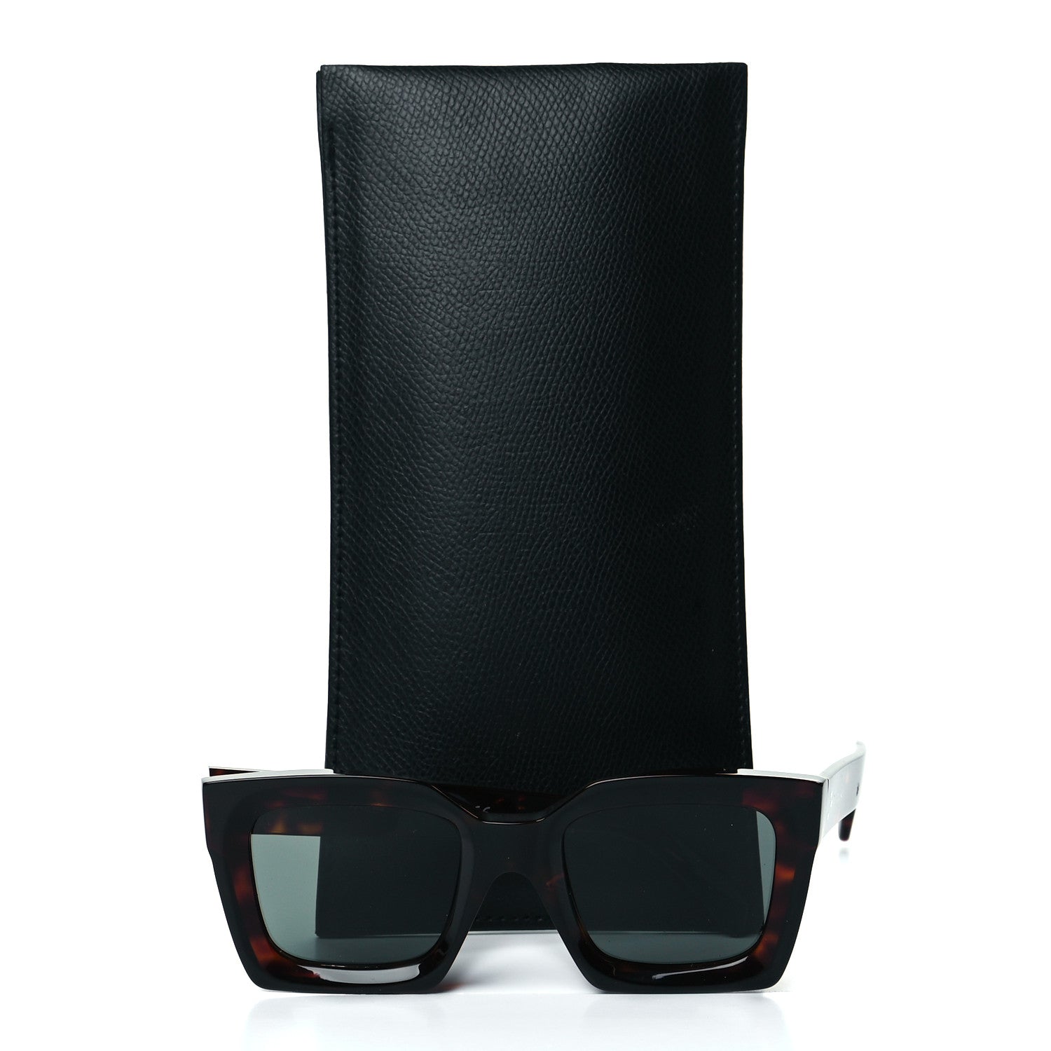 Celine Acetate Square Sunglasses CL40130I Tortoise 7 of 7