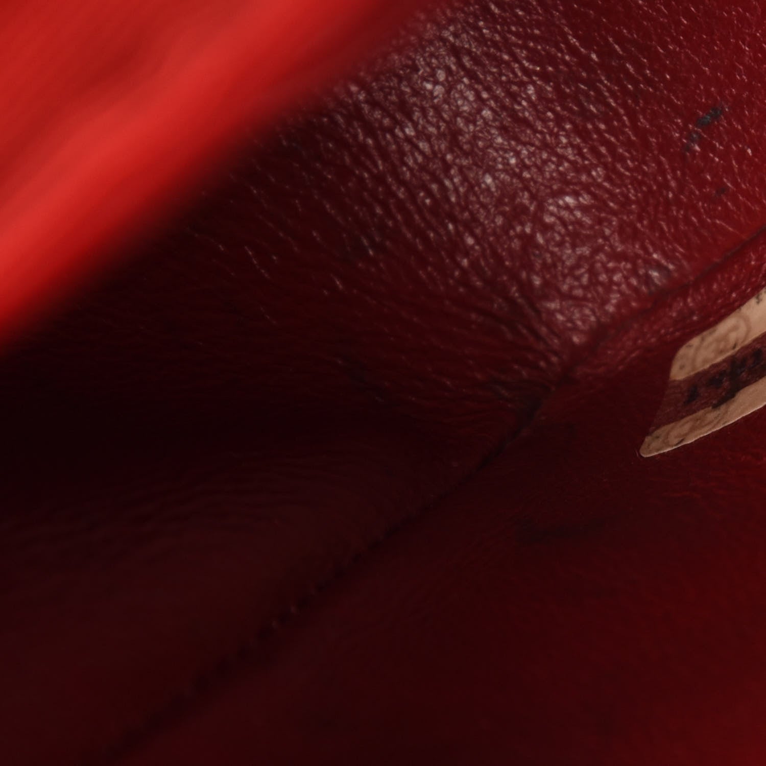 Chanel Lambskin Quilted Small Single Flap Red 9 of 10