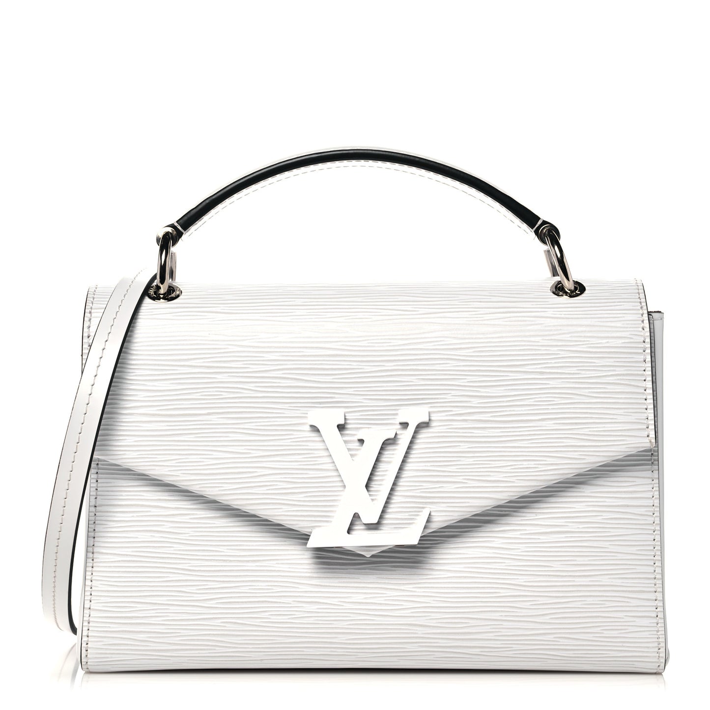 Epi Pochette Grenelle White