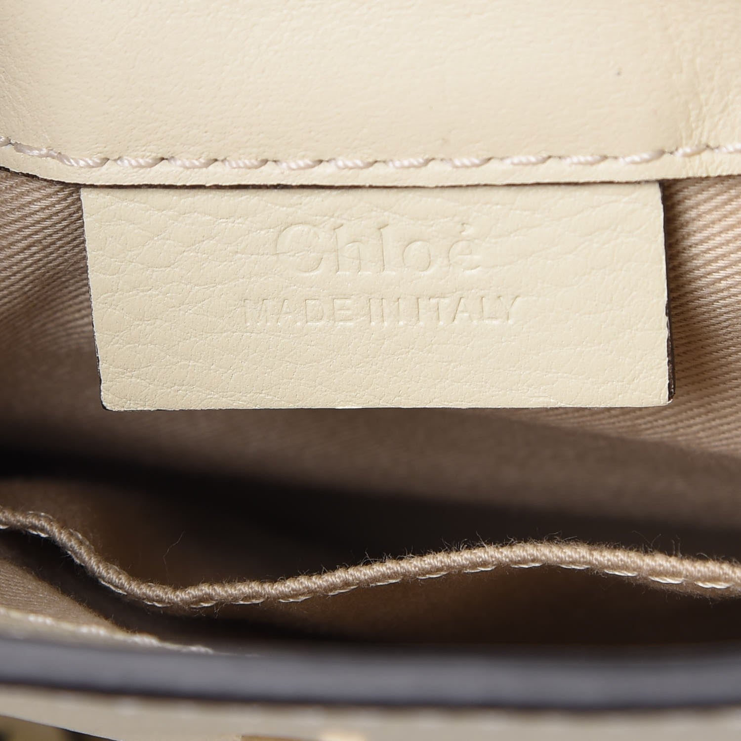 Chloe Suede Calfskin Mini Faye Backpack Off White 6 of 7