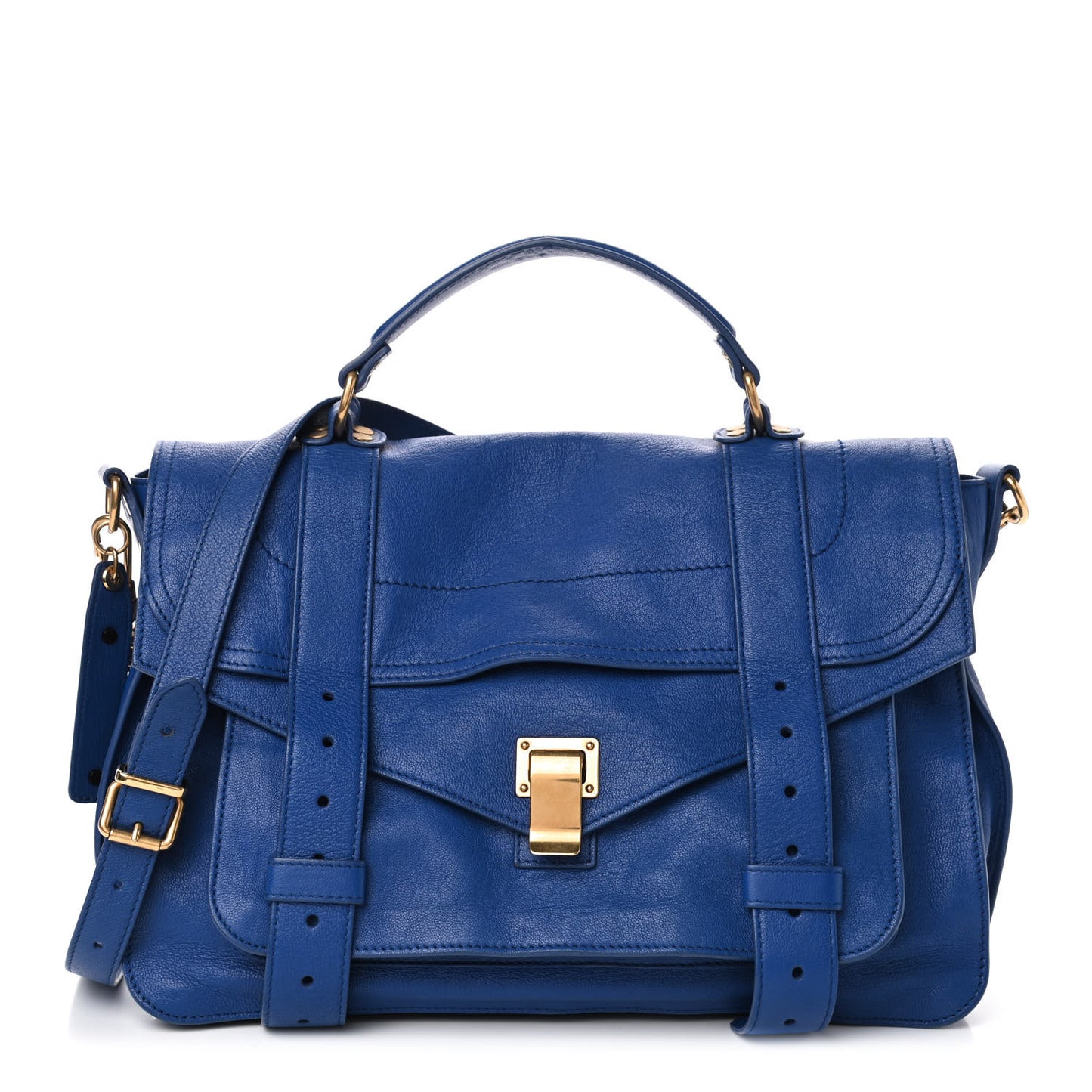 Lambskin Medium PS1 Satchel Royal Blue