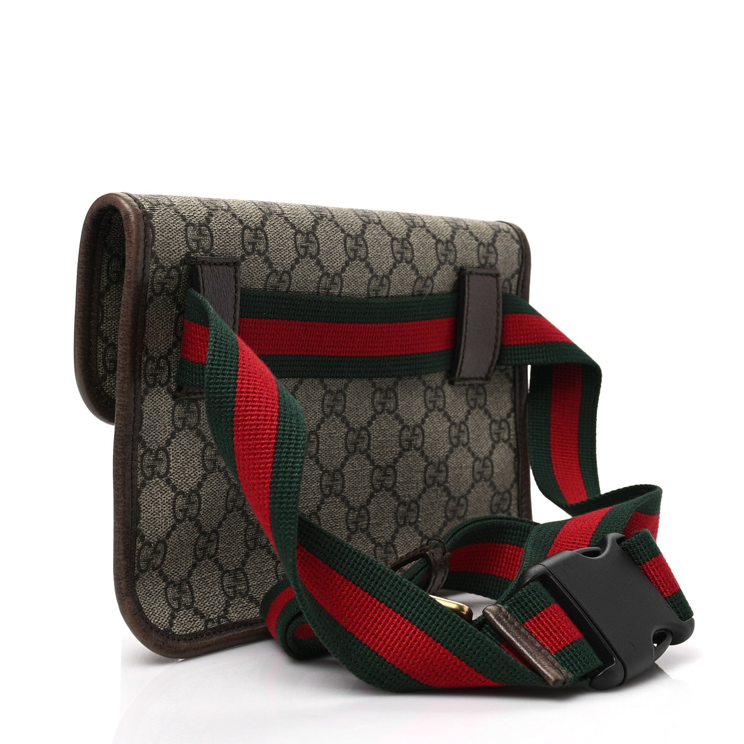 Gucci GG Supreme Monogram Neo Vintage Web Belt Bag Brown 3 of 11