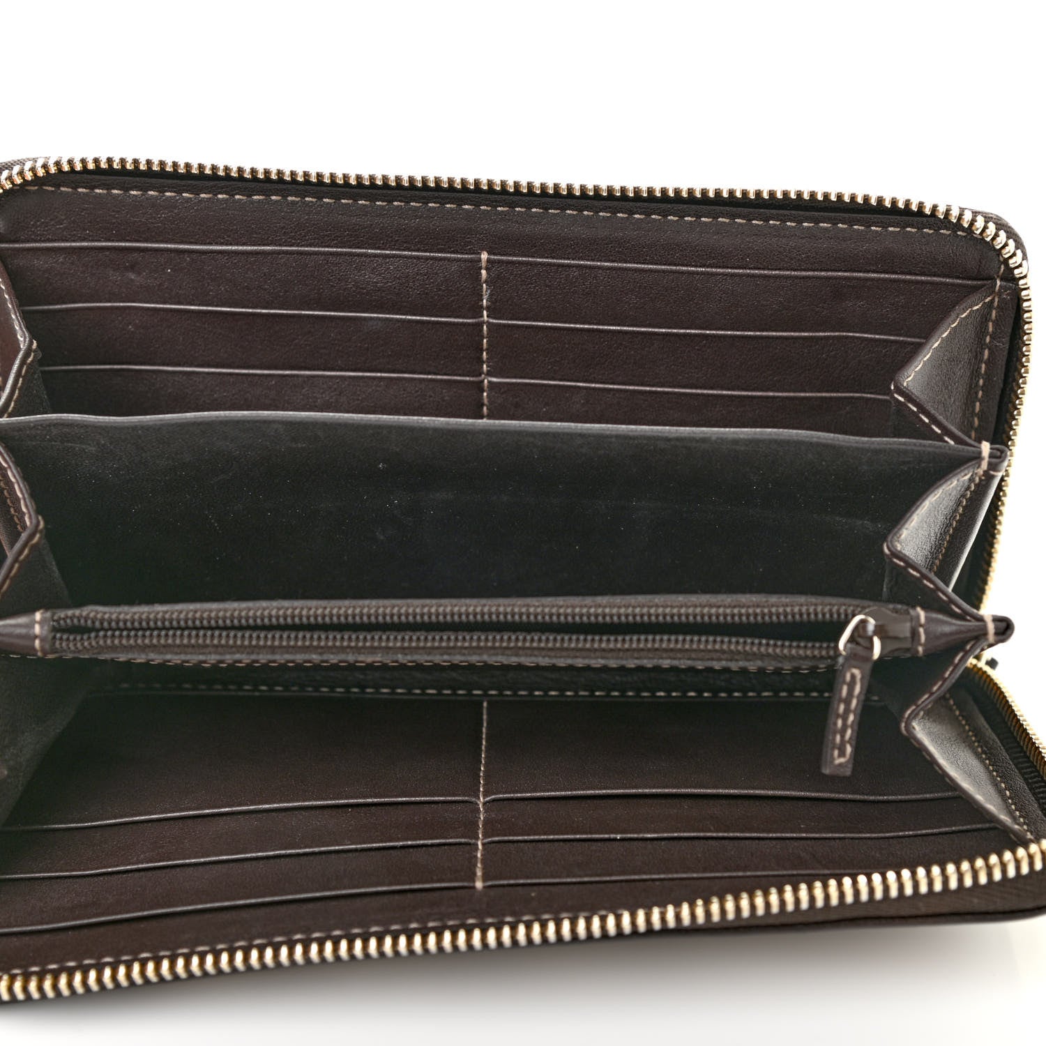 Gucci Monogram Princy Zip Around Wallet Dark Brown 5 of 8