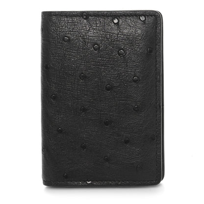 Louis Vuitton Ostrich Pocket Organizer Black 1 of 6