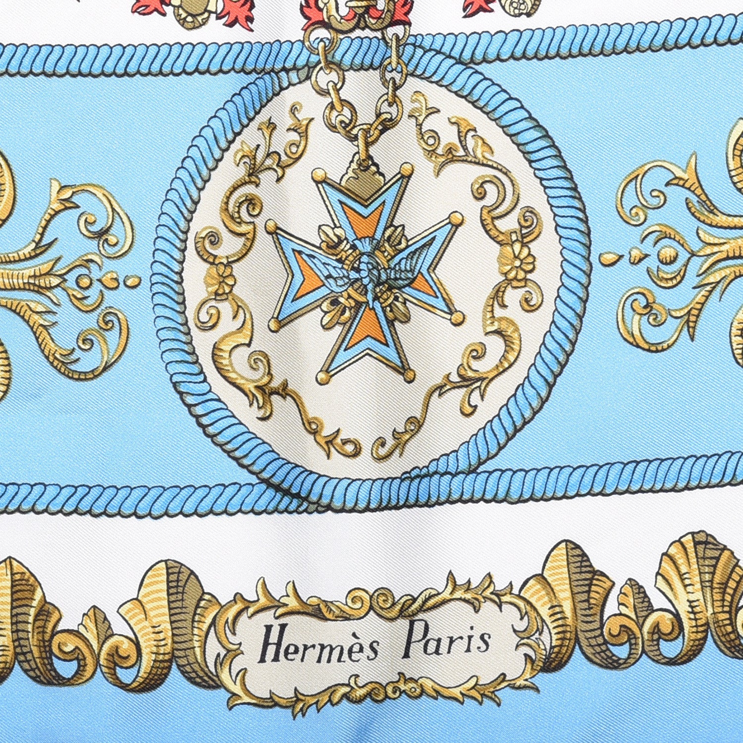 Hermes Silk Ludovicus Magnus Scarf 90 4 of 9