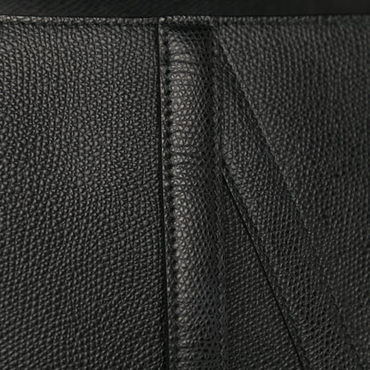 Christian Dior Grained Calfskin Saddle Bag Black 14 of 14