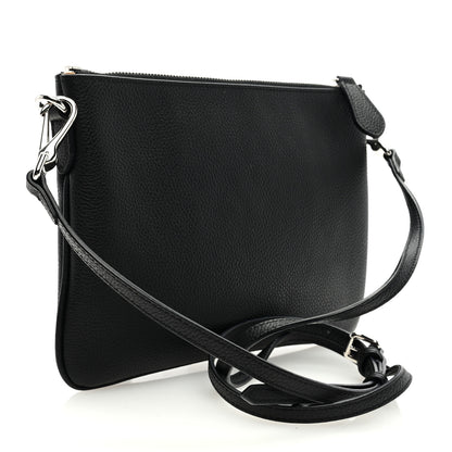 Burberry Grained Calfskin Peyton TB Crossbody Bag Black 3 of 8