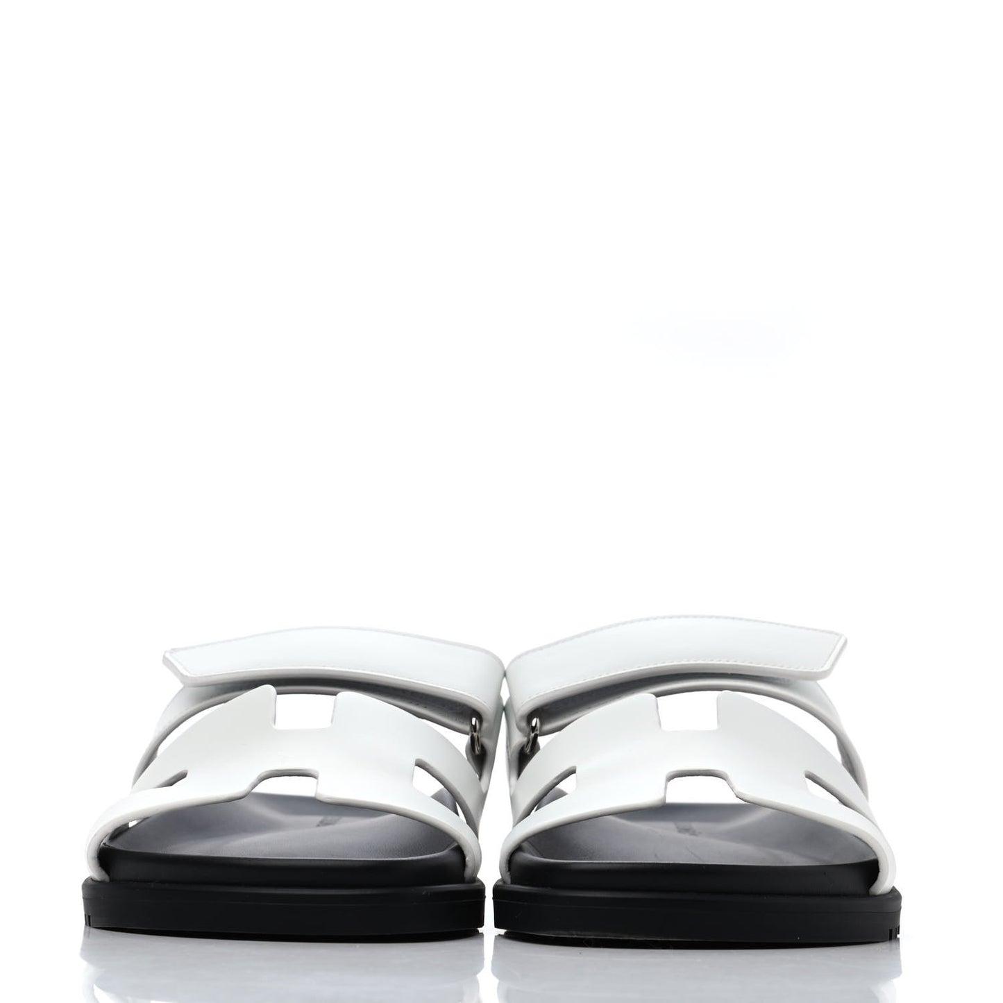 Calfskin Womens Chypre Sandals 38.5 White