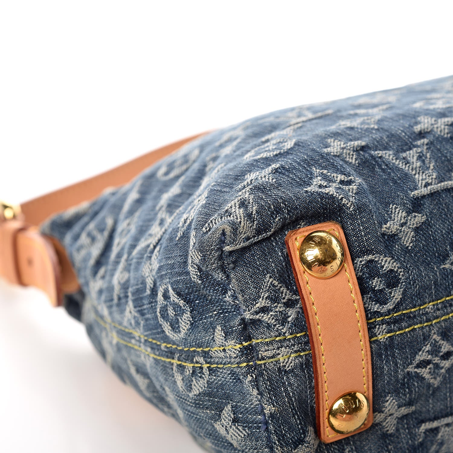 Louis Vuitton Monogram Denim Baggy PM Blue 13 of 19