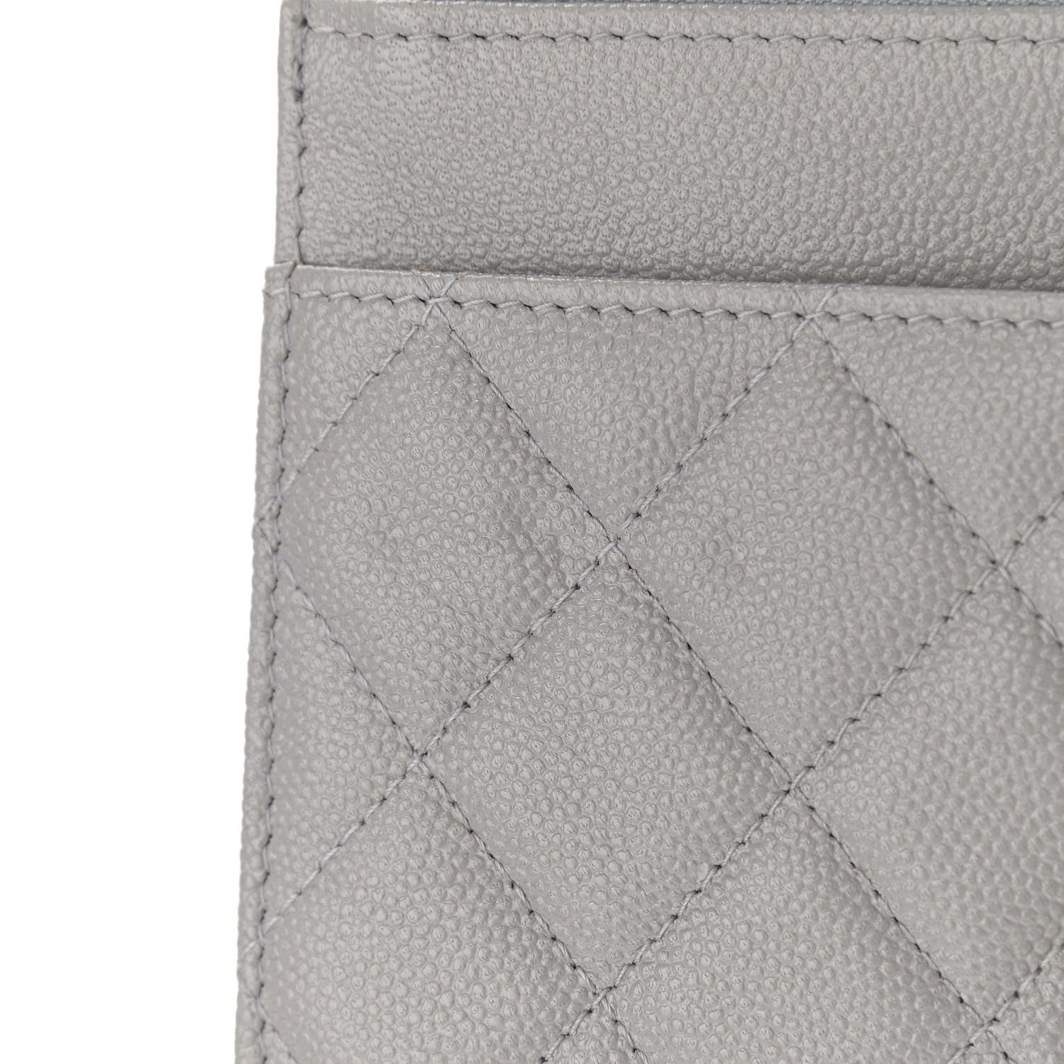 Chanel Caviar Quilted Golden Class Wallet On Chain WOC Gray 11 of 12