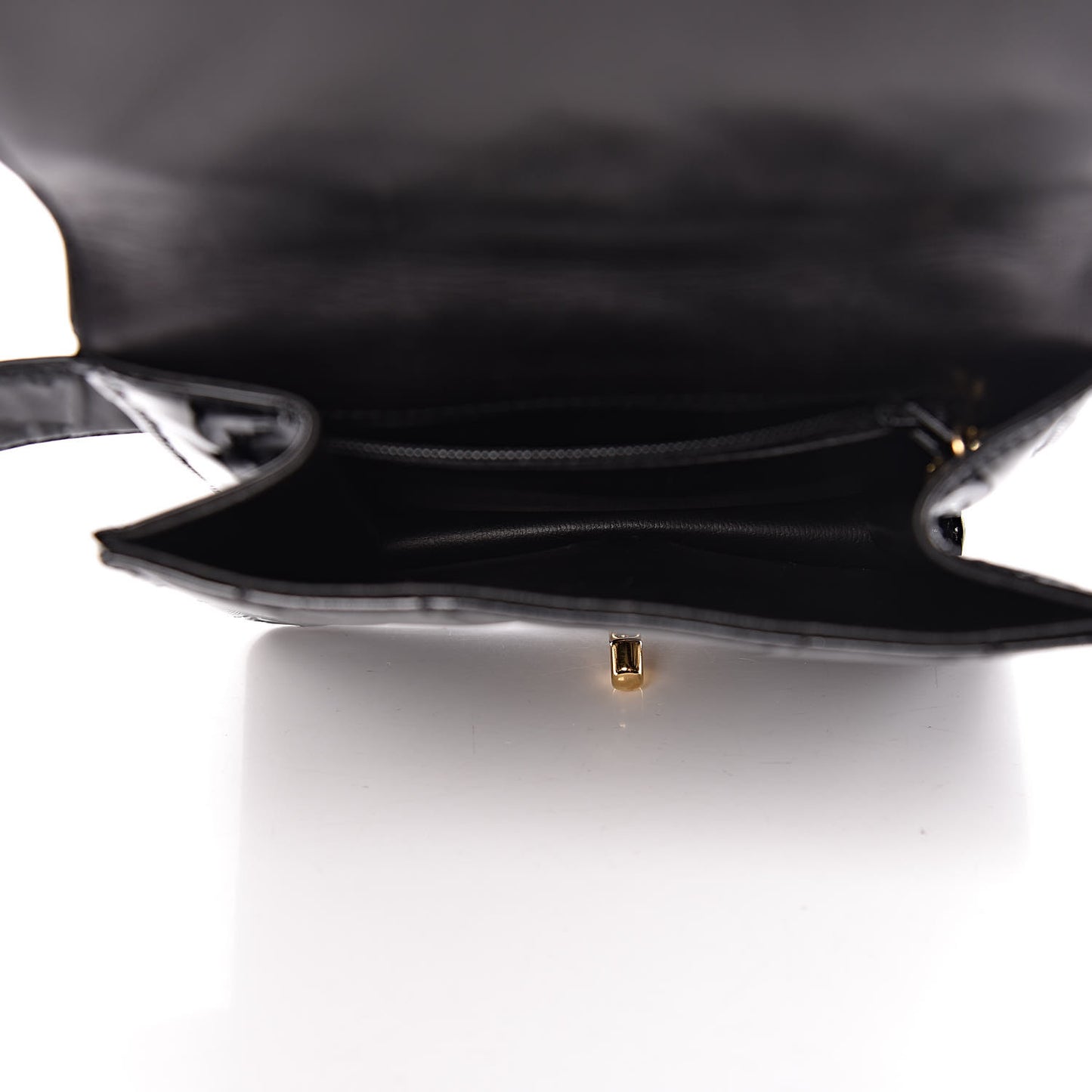 Patent Chevron Quilted Belt Bag 70 28 Black