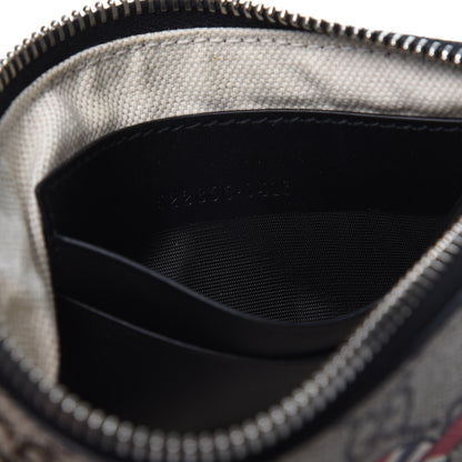 Gucci GG Supreme Monogram Kingsnake Zip Pouch Black 8 of 12