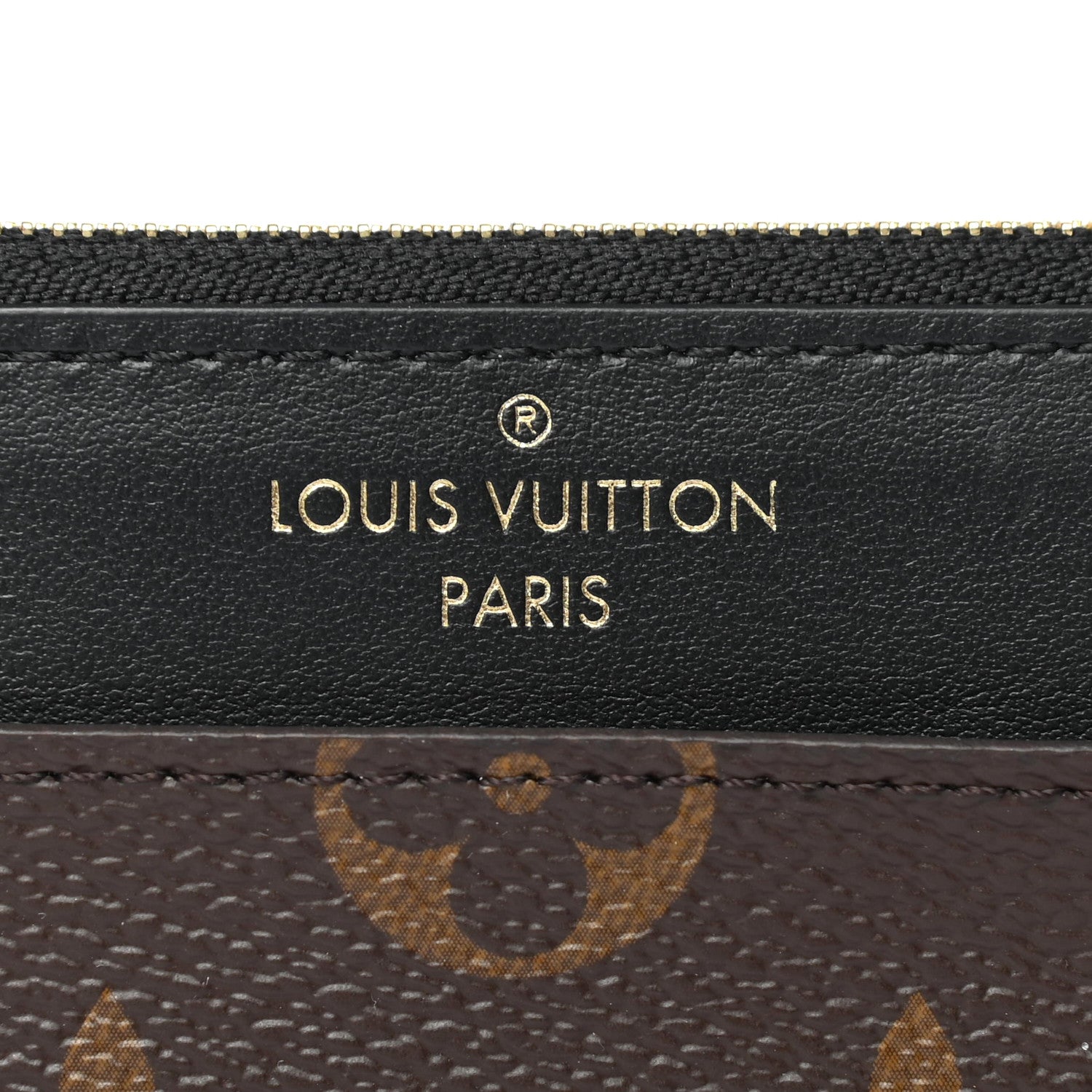 Louis Vuitton Monogram Slim Purse Black 6 of 8