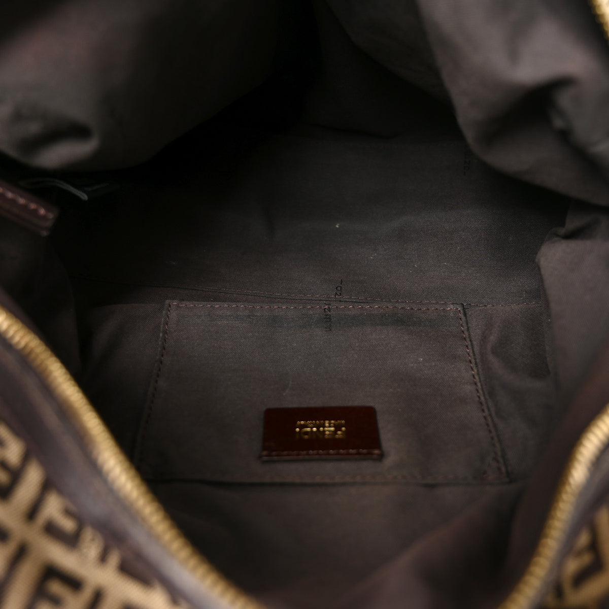 Fendi Zucchino Boston Brown 4 of 9