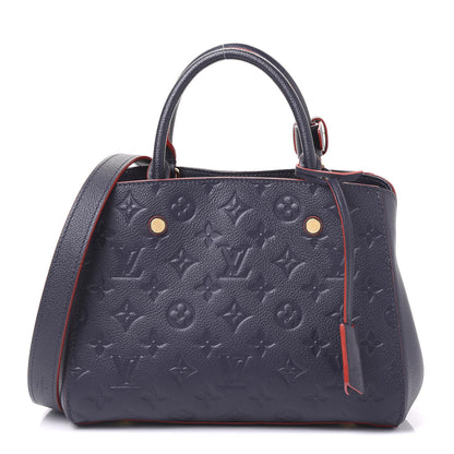 Louis Vuitton Empreinte Montaigne BB Marine Rouge 1 of 10