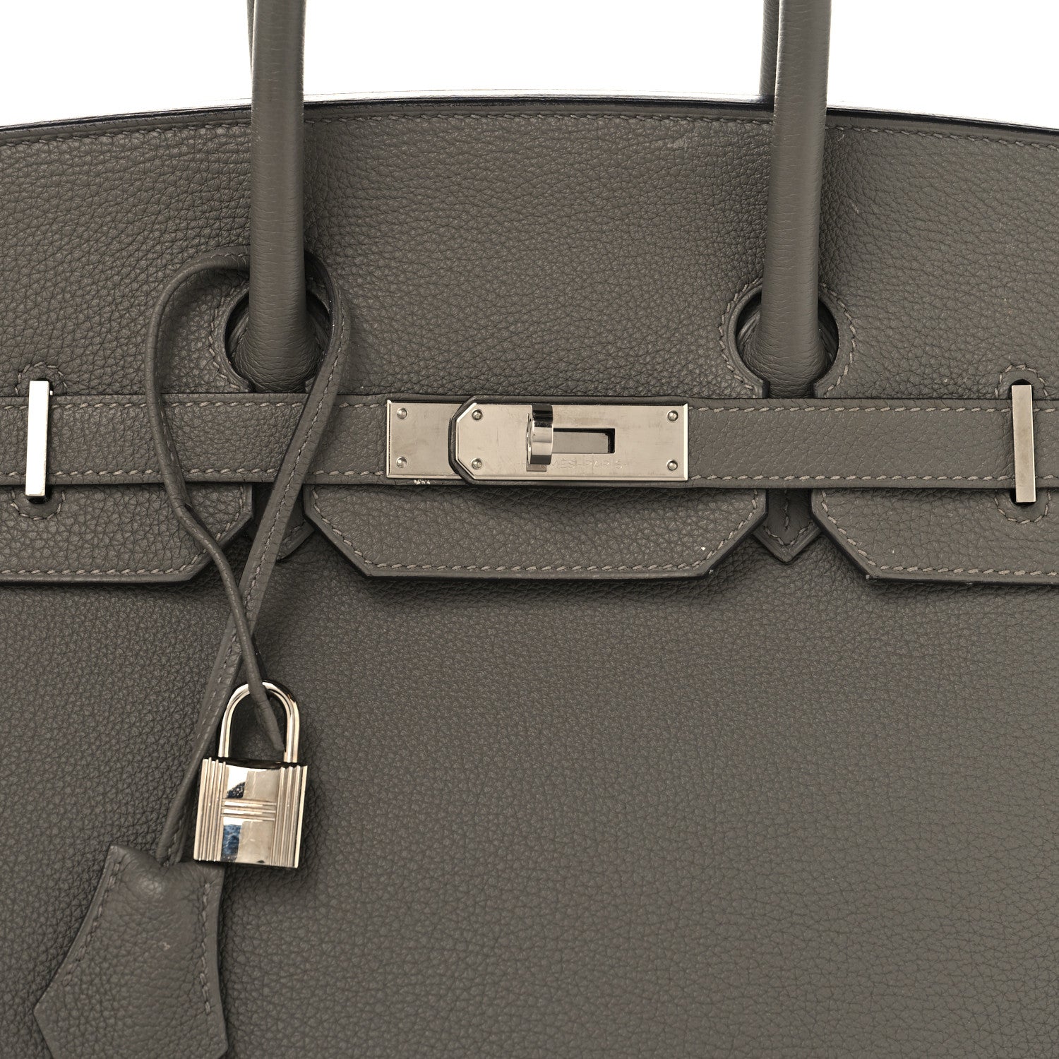 Hermes Togo BIRKIN 35 Gris Meyer 8 of 14