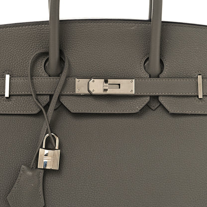Hermes Togo BIRKIN 35 Gris Meyer 8 of 14