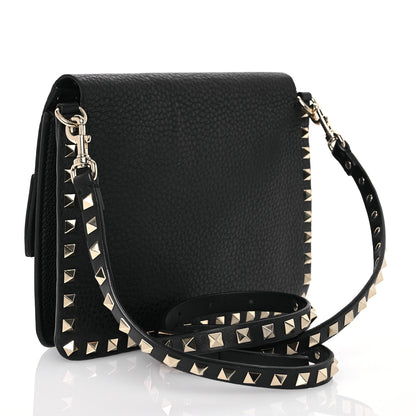 Valentino Garavani Vitello Rockstud Side Slip Crossbody Black 2 of 14