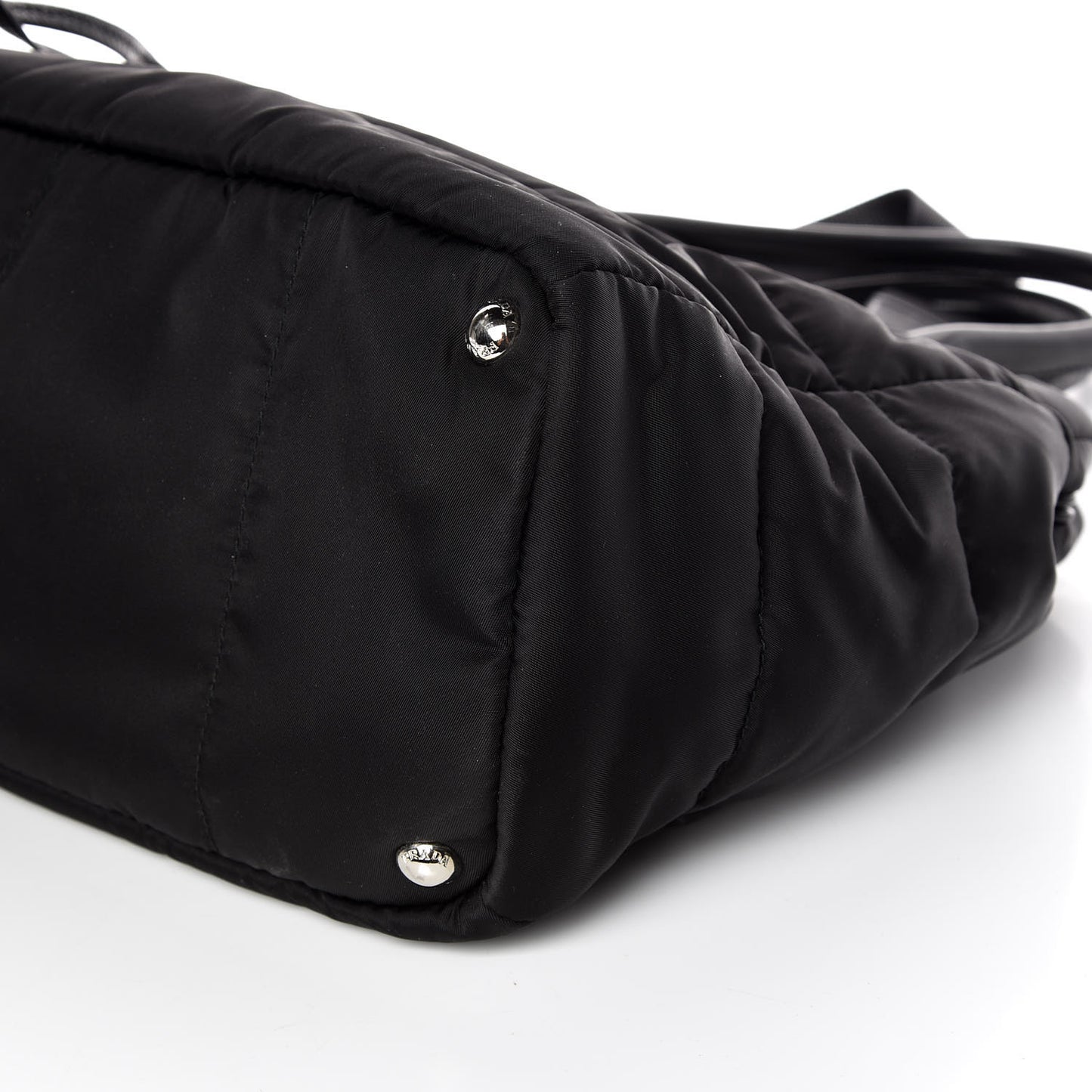 Tessuto Nylon Bomber Tote Black