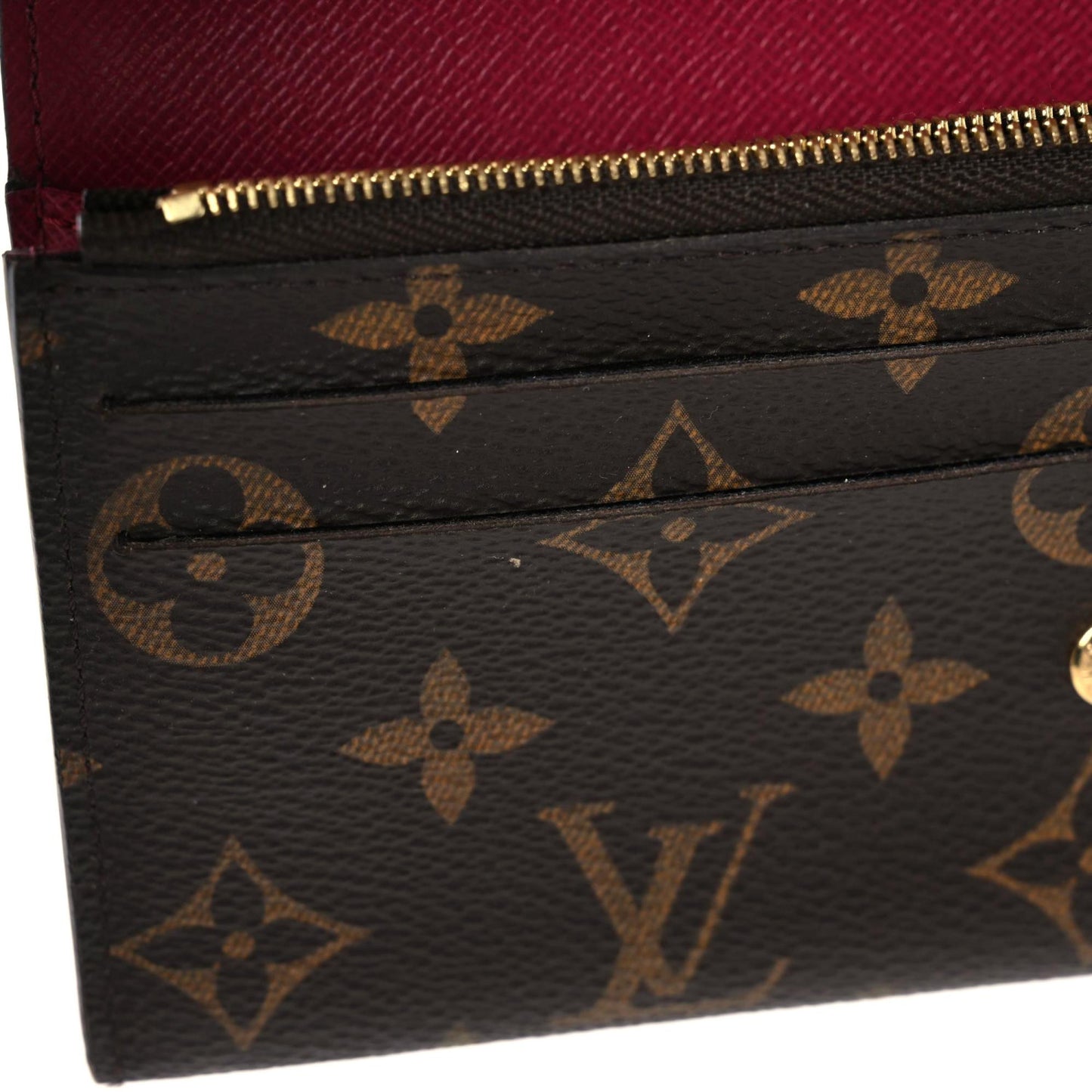 Monogram Emilie Wallet Fuchsia