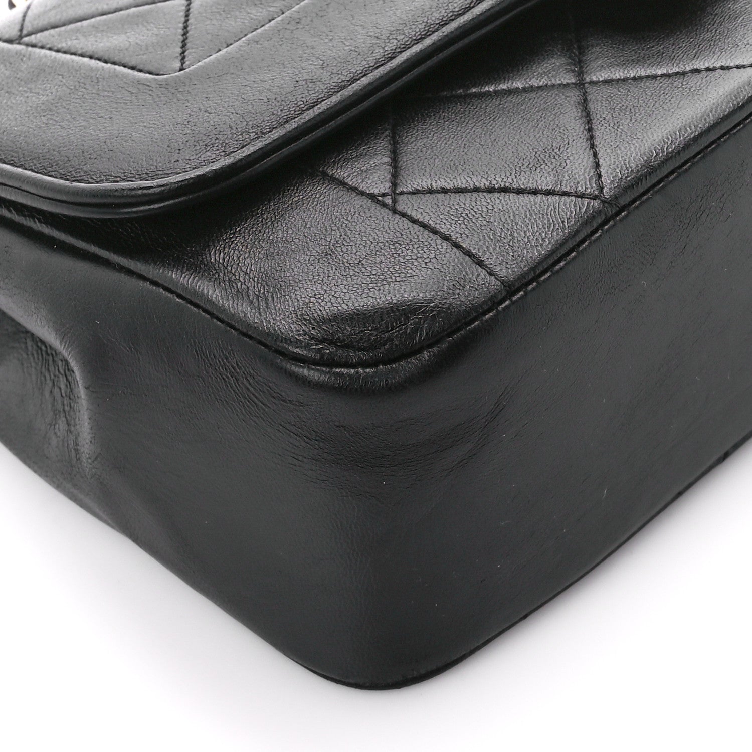 Chanel Lambskin Quilted Small Single Flap Black 10 of 11