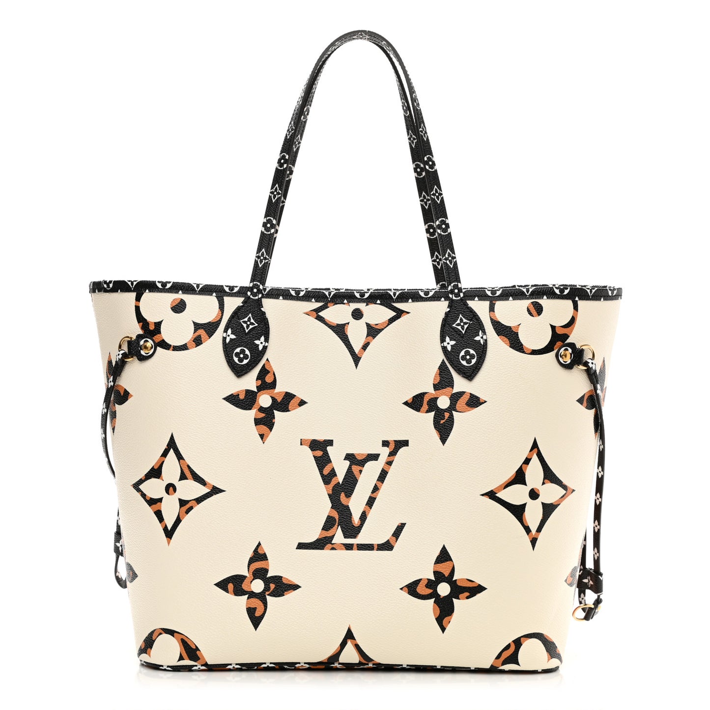 Monogram Giant Jungle Neverfull MM Ivory