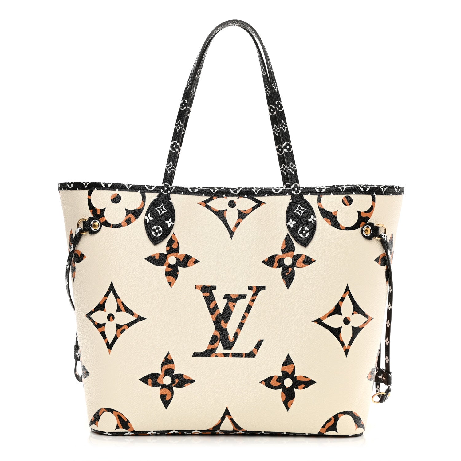 Louis Vuitton Monogram Giant Jungle Neverfull MM Ivory 3 of 12