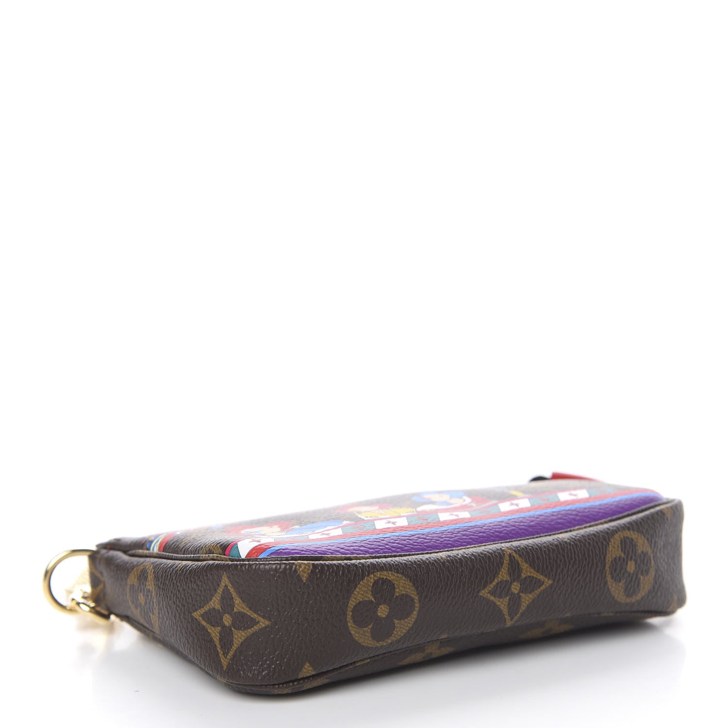 Louis Vuitton Monogram 2020 Christmas Animation Bumper Cars Mini Pochette Accessories Coquelicot 4 of 7