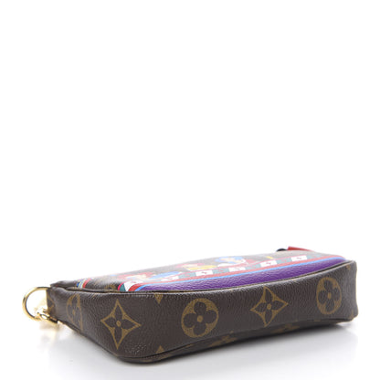 Louis Vuitton Monogram 2020 Christmas Animation Bumper Cars Mini Pochette Accessories Coquelicot 4 of 7