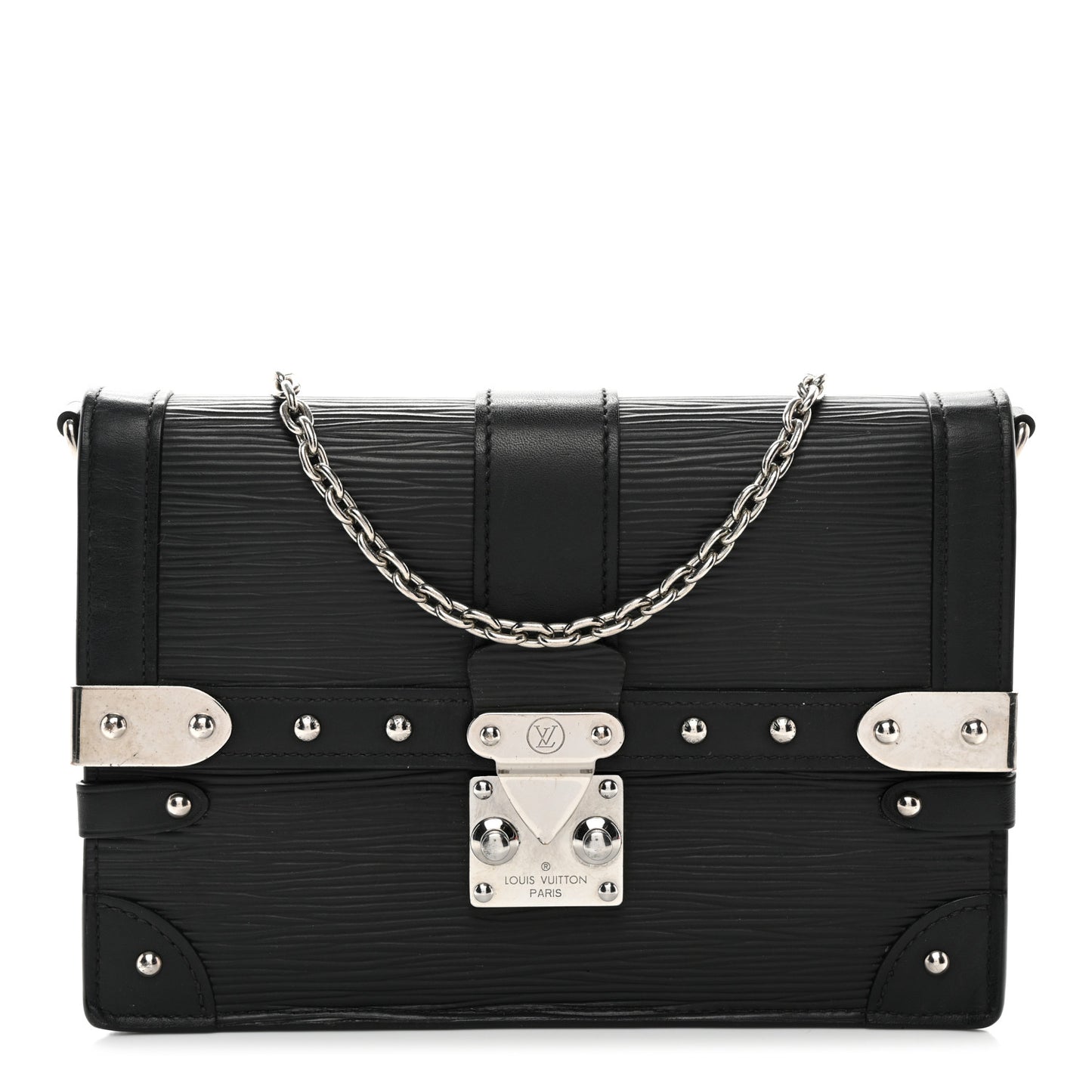 Epi Trunk Chain Wallet Black